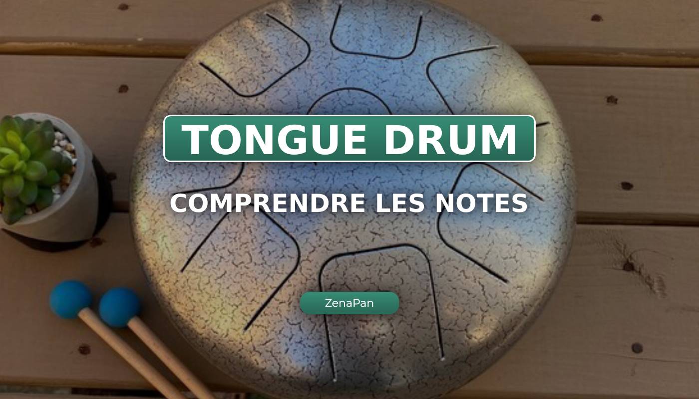 notes sur un tongue drum, tongue drum note, steel tongue drum