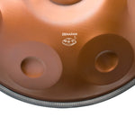 Handpan re mineur 9 note bronze, frequence 432hz, frequence 440hz, hang drum,
