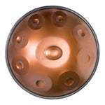 Handpan bronze, gamme B2 mystic, frequence 432hz, frequence 440hz, hang drum