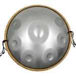Handpan gris, gamme B2 hijaz, frequence 432hz, frequence 440hz, hang drum