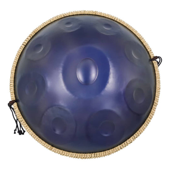 Handpan violet, gamme amara B2, celtic mineur, frequence 432hz, frequence 440hz, hang drum